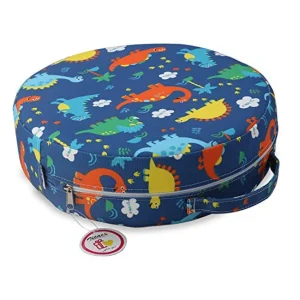 Zicac Portable Seat Cushion Washable with Non-Slip Bottom Detachable Strong Support Cushion for Toddler Baby Infant